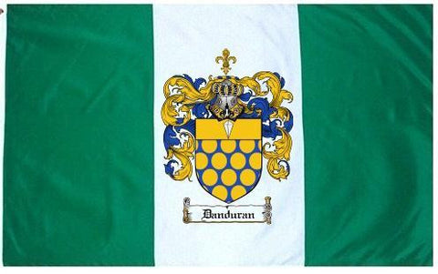 Danduran family crest coat of arms flag
