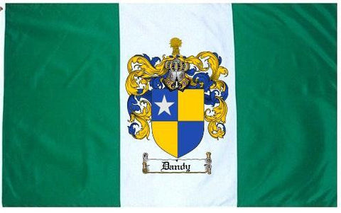 Dandy family crest coat of arms flag