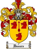 Danere coat of arms family crest download