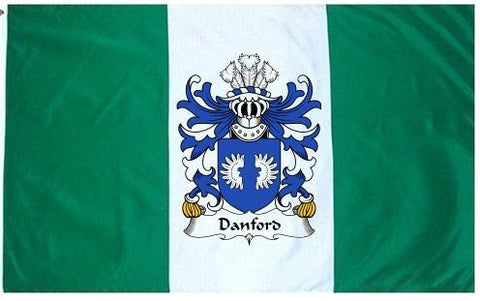 Danford family crest coat of arms flag