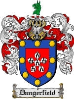 Dangerfield coat of arms family crest download