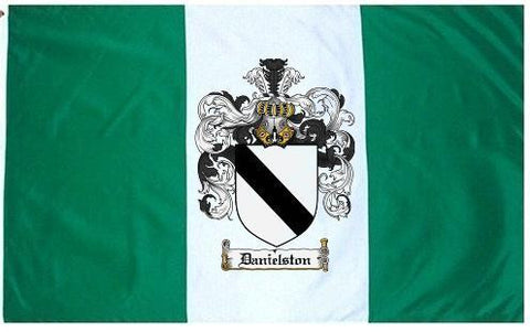 Danielston family crest coat of arms flag