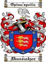 Dannaher coat of arms family crest download