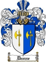 Danne coat of arms family crest download