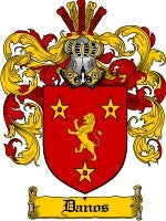 Danos coat of arms family crest download