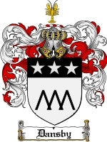 Dansby coat of arms family crest download