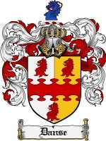 Danse coat of arms family crest download