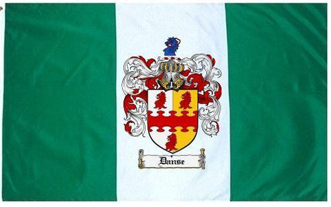 Danse family crest coat of arms flag