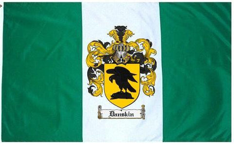 Danskin family crest coat of arms flag