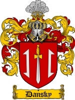 Dansky coat of arms family crest download