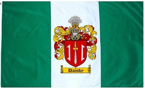 Dansky family crest coat of arms flag