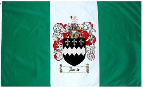 Dante family crest coat of arms flag