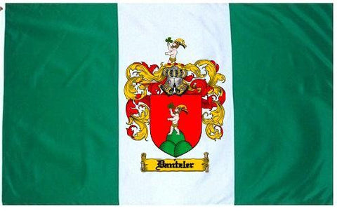 Dantzler family crest coat of arms flag