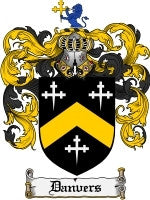 Danvers coat of arms family crest download