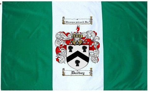 Darbey family crest coat of arms flag