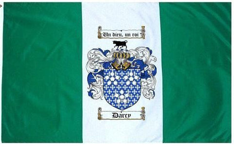Darcy family crest coat of arms flag