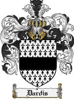 Dardis coat of arms family crest download
