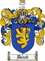 Darell coat of arms family crest download