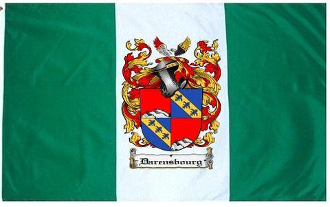 Darensbourg family crest coat of arms flag