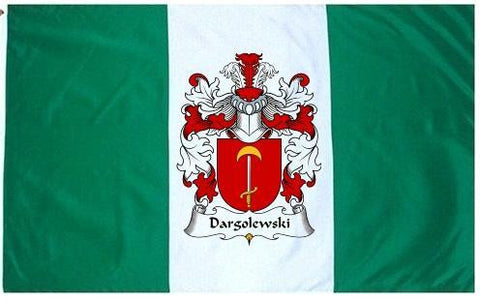 Dargolewski family crest coat of arms flag
