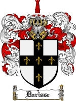 Darisse coat of arms family crest download
