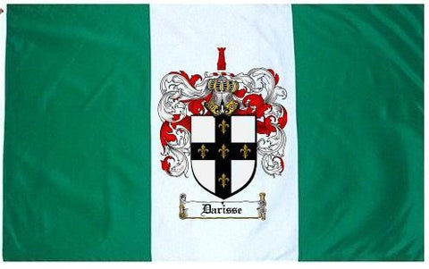 Darisse family crest coat of arms flag