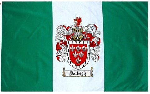 Darleigh family crest coat of arms flag