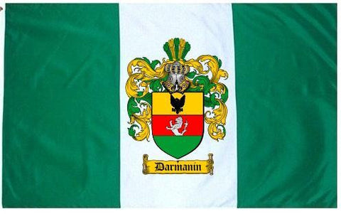 Darmanin family crest coat of arms flag