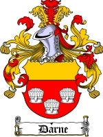 Darne coat of arms family crest download