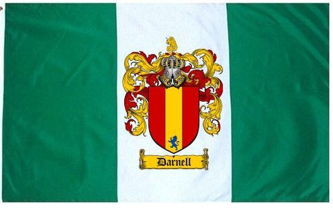 Darnell family crest coat of arms flag