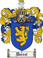 Darrel coat of arms family crest download
