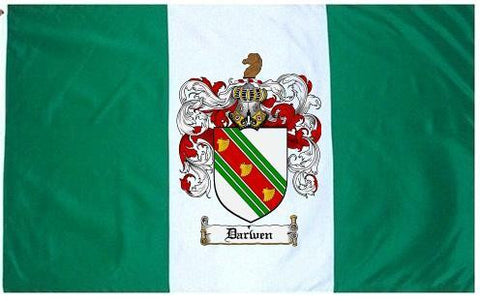 Darwen family crest coat of arms flag