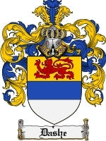 Dashe coat of arms family crest download