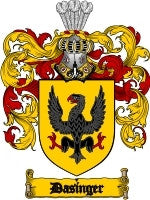 Dasinger coat of arms family crest download