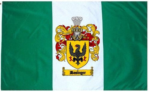 Dasinger family crest coat of arms flag
