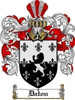 Daton coat of arms family crest download