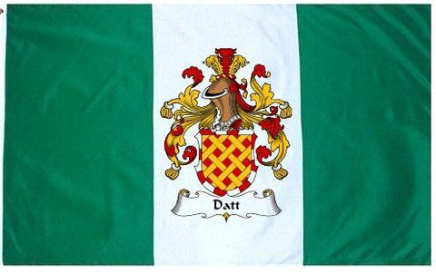 Datt family crest coat of arms flag