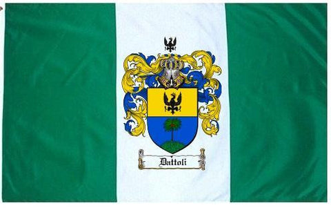 Dattoli family crest coat of arms flag