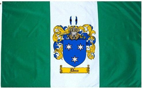 Dau family crest coat of arms flag
