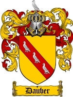 Dauber coat of arms family crest download