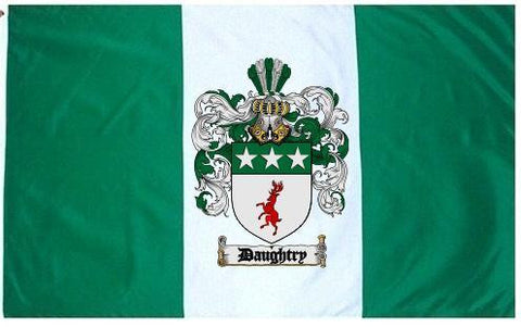 Daughtry family crest coat of arms flag