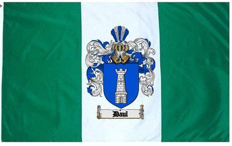 Daul family crest coat of arms flag