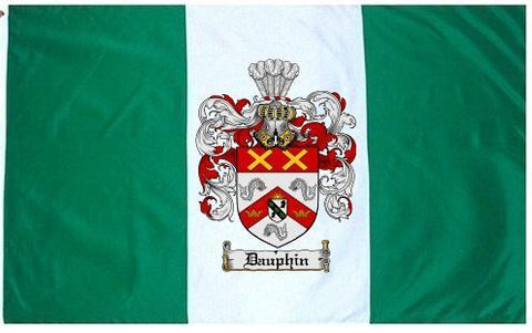 Dauphin family crest coat of arms flag