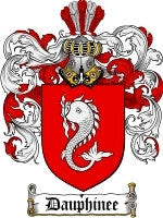 Dauphinee coat of arms family crest download