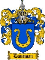 Dausman coat of arms family crest download