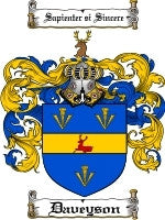 Daveyson coat of arms family crest download