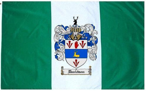 Davidson family crest coat of arms flag