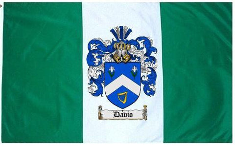 Davio family crest coat of arms flag