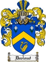 Davioud coat of arms family crest download
