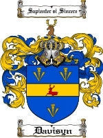 Davisyn coat of arms family crest download